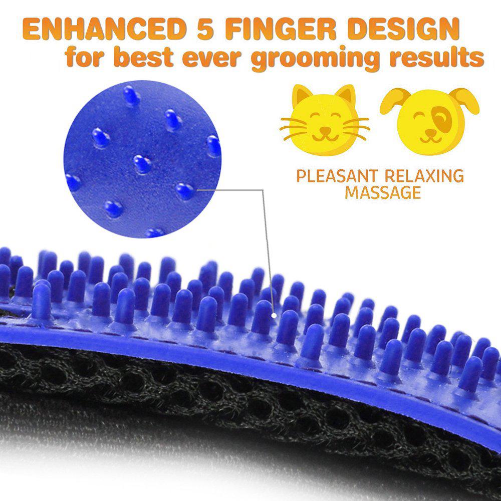 1Pcs Cat Hair Removal Gloves Pet Beauty Cleaning Brush Plastic Durable Convenient Cat/Dog Massage Gloves Pet Hair Removal Tool 4