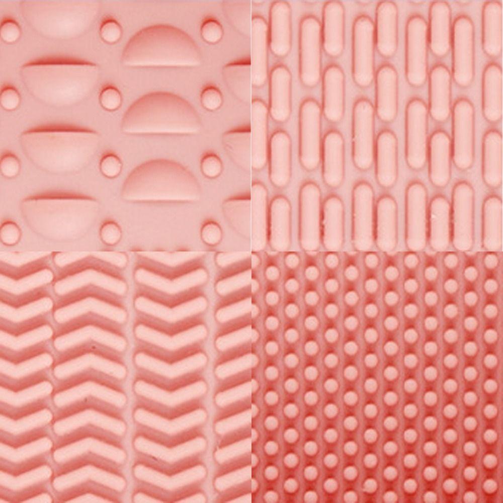 Silicone Makeup Brush Cleaning Bowl Beauty Foldable Makeup Brush Cleaning Mat Korean Style Washing Pad Bowl