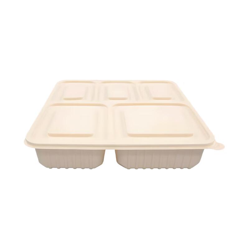 Eco-Friendly Biodegradable Multi-Compartment Food Container
