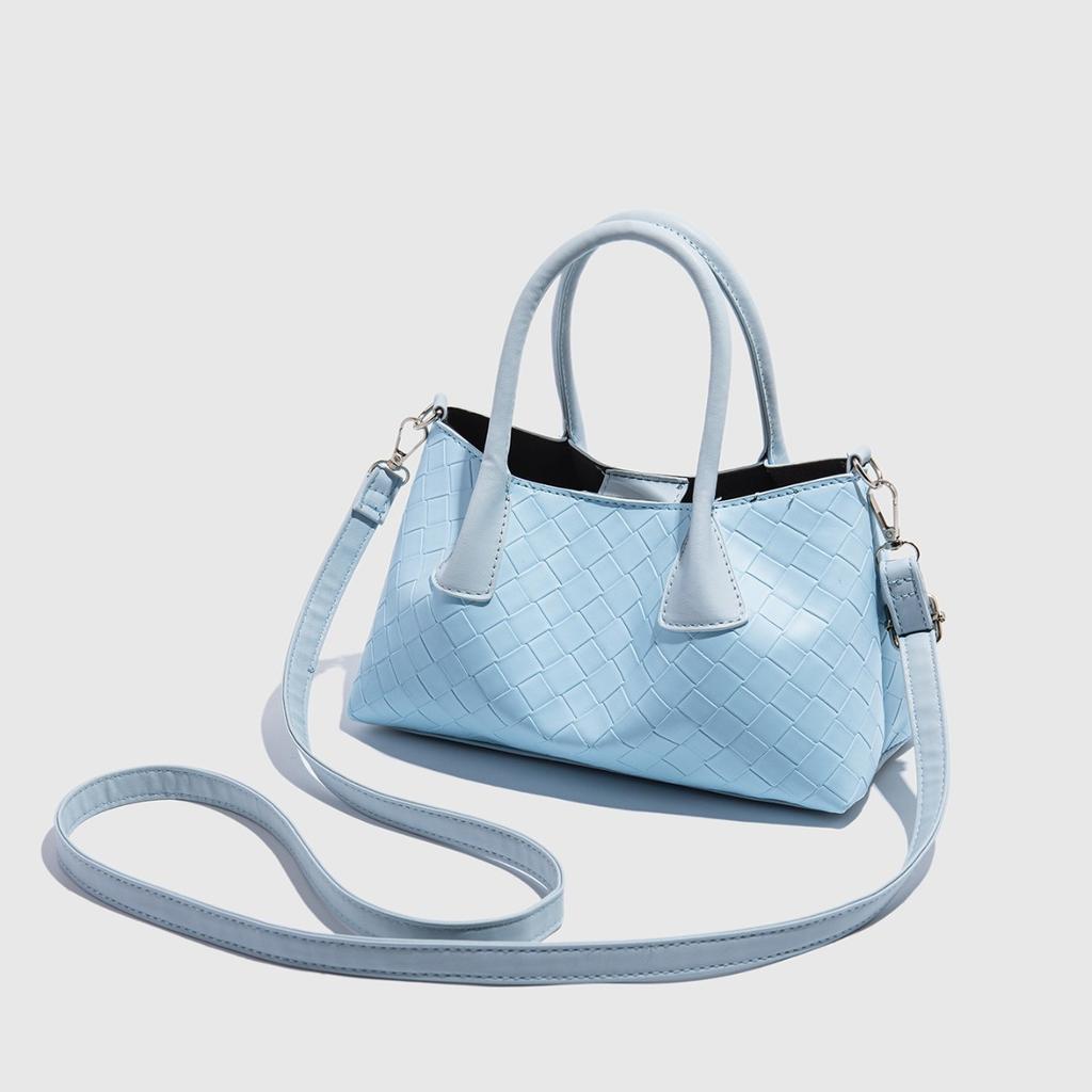 Summer Fashion Bucket Bag Versatile Woven Basket Tote Bag