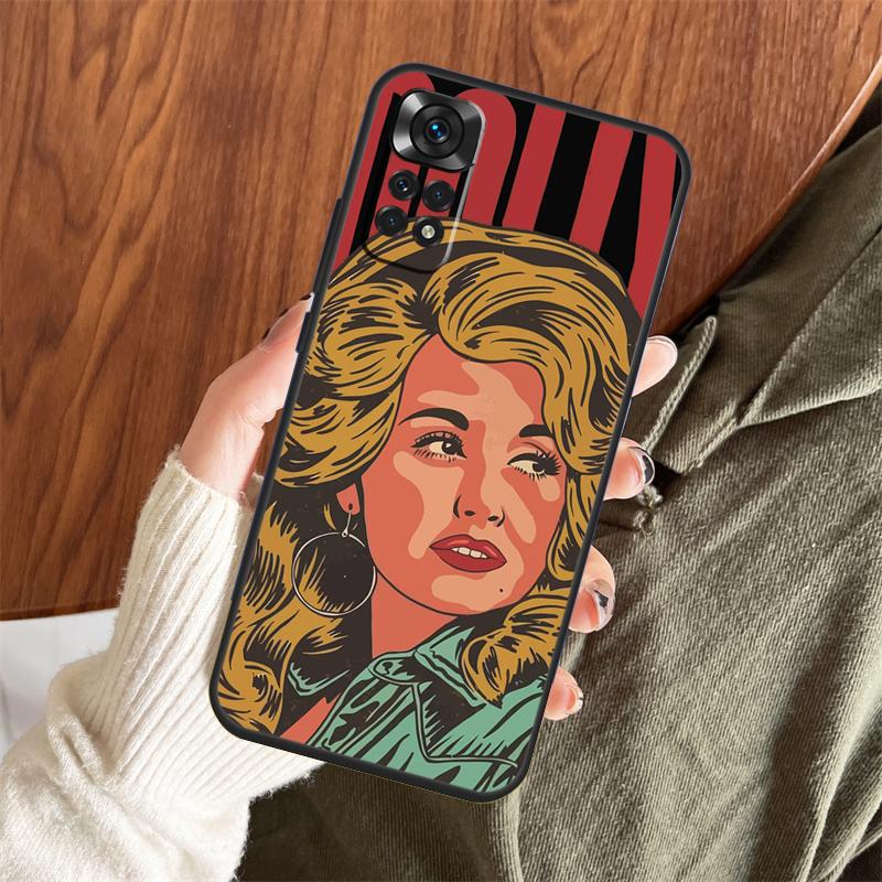 Dolly Parton Case For Xiaomi Redmi Note 13 14 Pro 12 11 10 15 Pro Plus Redmi 15 C 13 10C 12C 13C 14C Cover