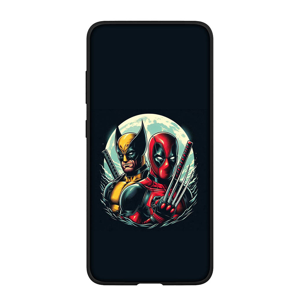 Case for Samsung Galaxy S25 S23 S22 S24 Ultra FE A05 A06 A15 A16 A36 A37 A35 A54 A55 A56 A57 A25 A26 A53 A17 Superhero Deadpool Comics Wolverine Cover