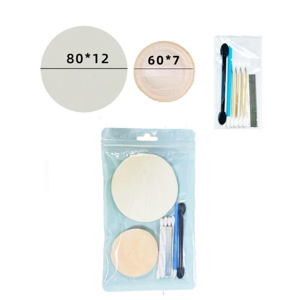 Quick Blending Disposable Makeup Set Soft Dry Wet Use Beauty Tools Makeup Supplies Lip Brushes Powder Puff Kit