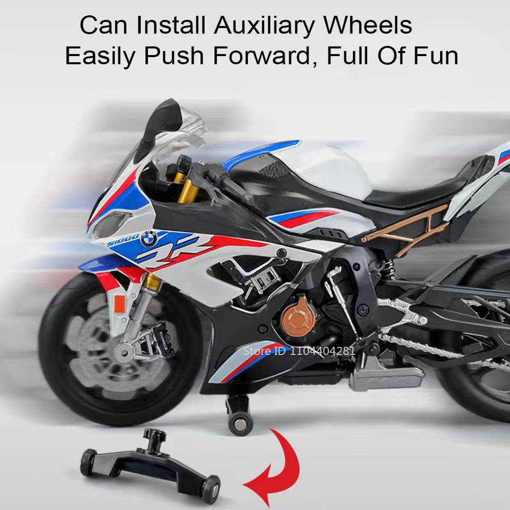 Scale 1:12 Bmw S1000rr Honda Cbr1000rr Alloy Diecast Motorcycle Car Miniature Model Toys Wheel Steering Vehices For Boys Gifts