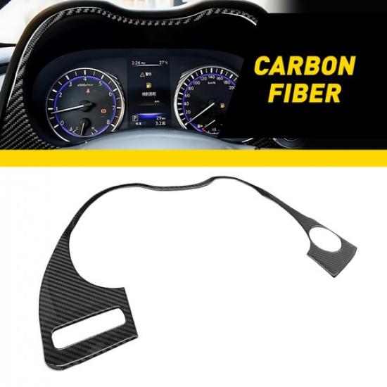 Interior Dashboard Frame Cover For 2014 15- Infiniti Q50 Q60 Carbon Fiber EV