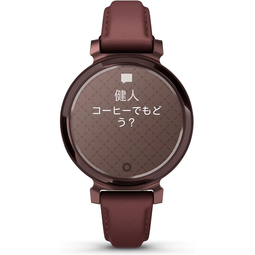 Garmin Lily 2 Classic Mulberry Leather/Dark Bronze [Suica Compatible Model/5 Days Battery Life On a Full Charge/sleep Analysis/stress level/Body Batte