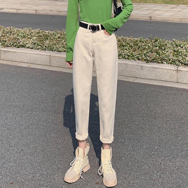 

Женские джинсы-шаровары с высокой талией — маленькие размеры, свободные, облегающие, брюки-карго Nine Point Daddy для осени и лета. XXL абрикосовый