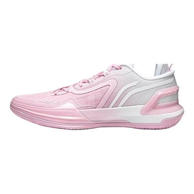 LiNing Blade Assassin 1 Lightweight Shock Absorption Non-Slip Low-Top Basketball Shoes Men Sneaker Pink White ABPU021-6