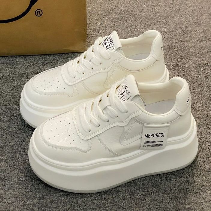 

2025 summer new transparent mesh lightweight platform dad shoes women s small leather mesh sneakers breathable middle heel 35