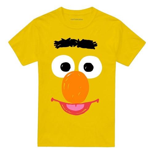 Sesame Street Unisex Adult Bert Sketch T-Shirt