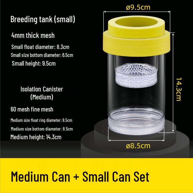 Guppy Breeding Box: Fish Isolation & Hatching Tank for Small Fish Fry & Mother Fish