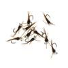 6PCS #14 #16 Barbless Jig Stonefly Nymph Fly Rubber Legs, Pheasant Tail, Bead Head Fast Sink Euro Nymph Trout Bass Fishing Lures