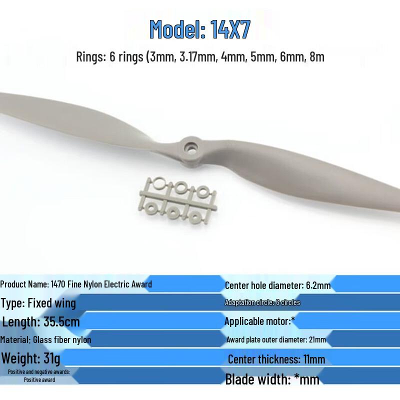 RC Vrtule pro letadla RADIOMASTER Saber
