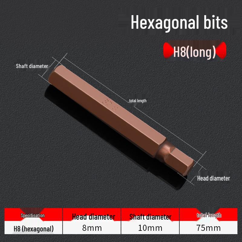 Hexagonal T30 Internal 6-Spline, 12-Point Star Key Socket M10 Tool, T40 Auto Repair.