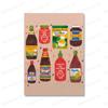 Cute Fast Food Drink Hamburger Posters Wall Art Canvas Painting Funny Sauce Prints Cookies Pictures Cartoon Kitchen Home Decor