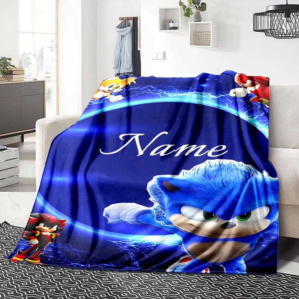 Custom Name "Shark Power: Tralalero Triala" blanket for Couch & Bed, Plush Cozy Fuzzy Blanket Super Soft & Warm Blankets for Fall and Winter. 0908123