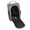 Golf Shoe Bag with Ventilation & Outside Pocket Travel Shoes Pouch Golf Shoe Carry Tote Bag Zippered Sport Shoes Bag