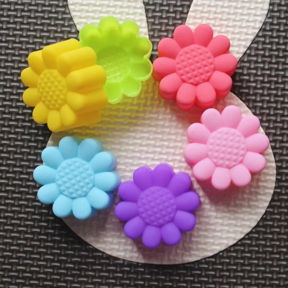 

Новые 5 см силиконовые формы для торта, цветочные узоры, формы для выпечки кексов, инструменты для выпечки кексов, принадлежности для выпечки, мини-формы для мыла