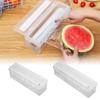 Aluminum Foil Dispenser Reusable Aluminum Foil Film Dispenser Household Reusable Wrap Dispenser with Slide Cutter for Home Cafe