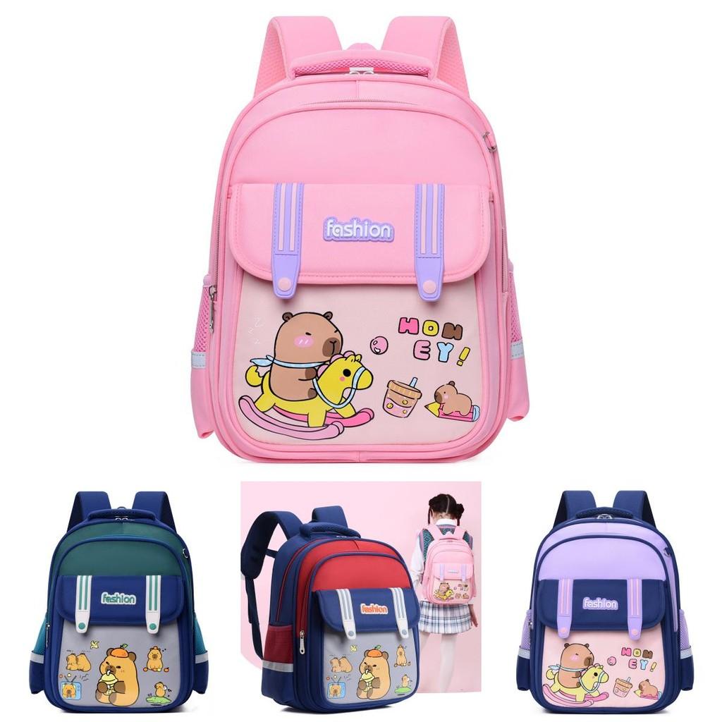 Adorable Capybara Backpack For Kindergarten Kids Lightweight Comfortable Design For Boys And Girls