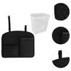 Premium Leather Organizer with Detachable Trash Phone Holder