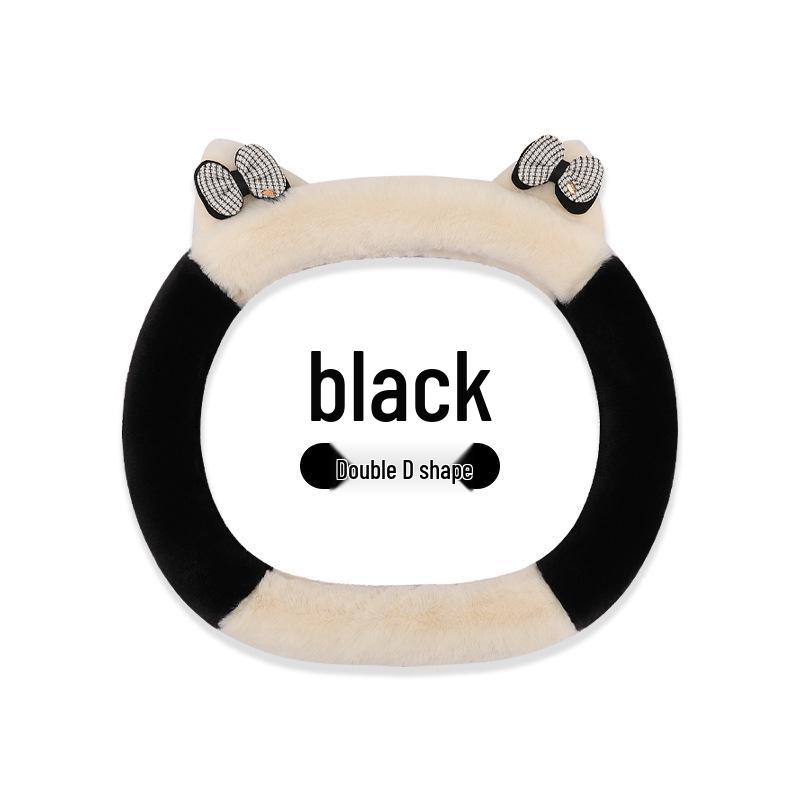 2023 Elegant Knot Kitten Plush Steering Wheel Cover