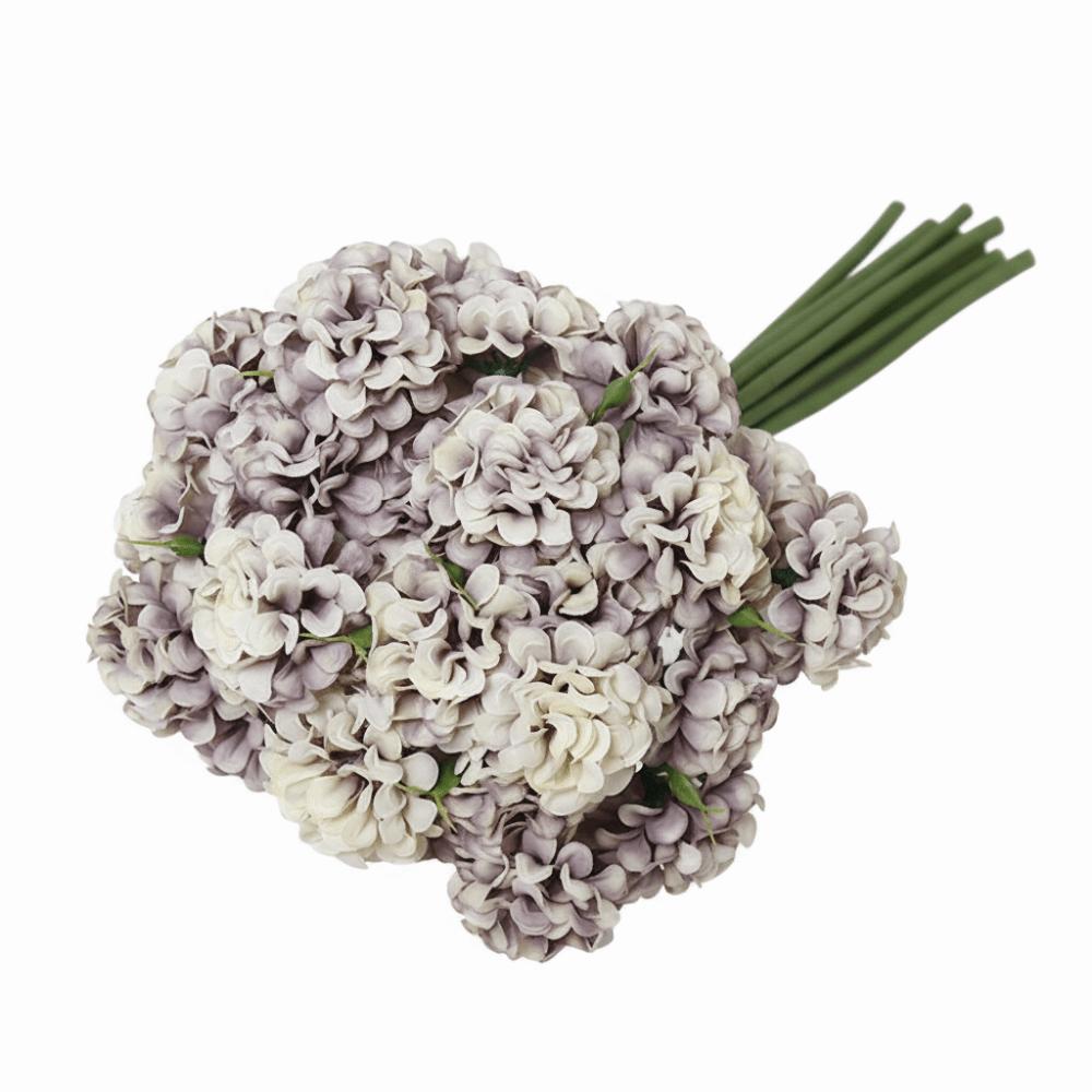 27 Heads Hydrangea Artificial Flowers Silk Petals DIY Accessories Fake Flower Photo Props Multicolor Floral Arrangement Wedding