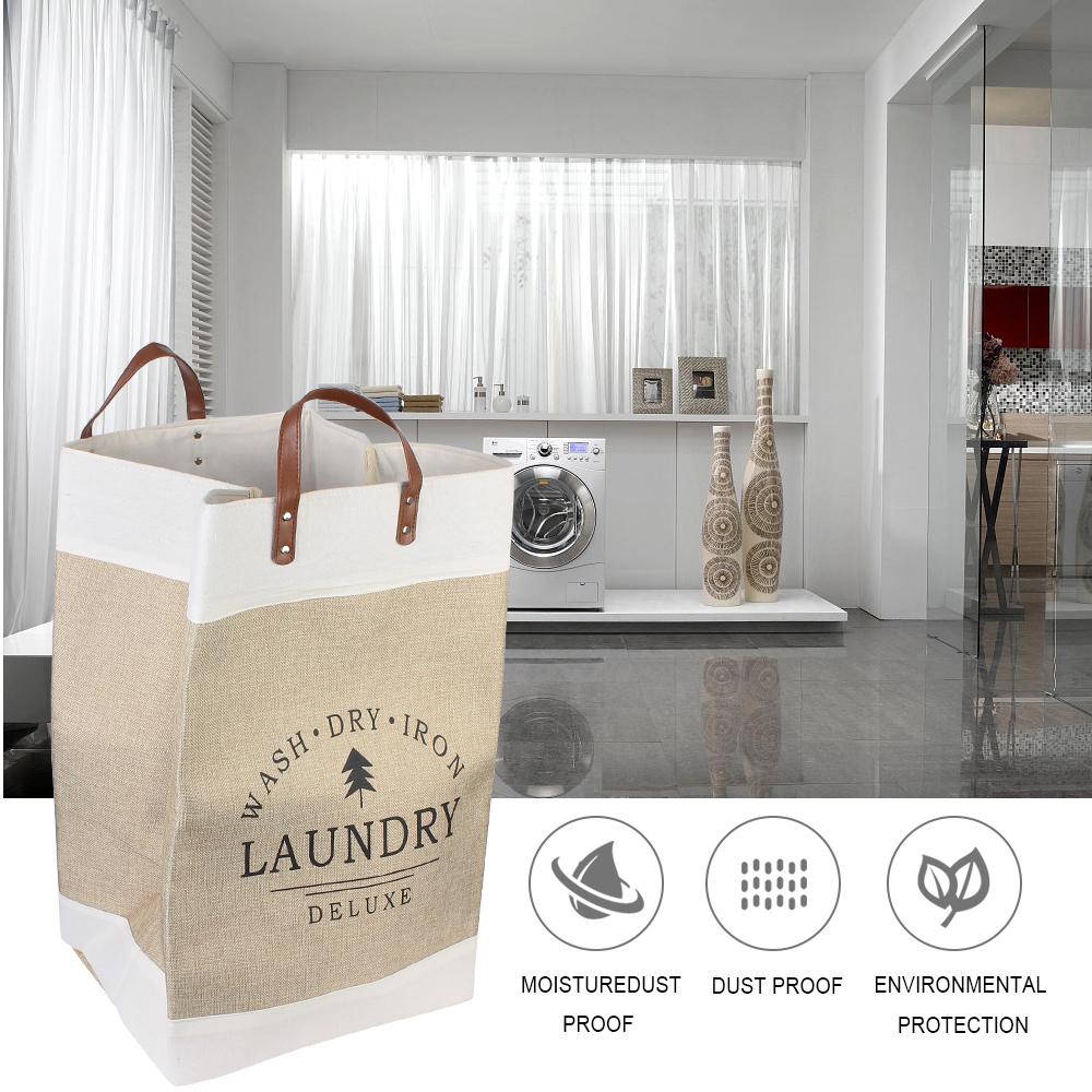 Printed Foldable Storage 1PC Collapsible Organizer Waterproof Sorter Basket Bin Sundries Laundry Basket Dirty Clothes Hamper