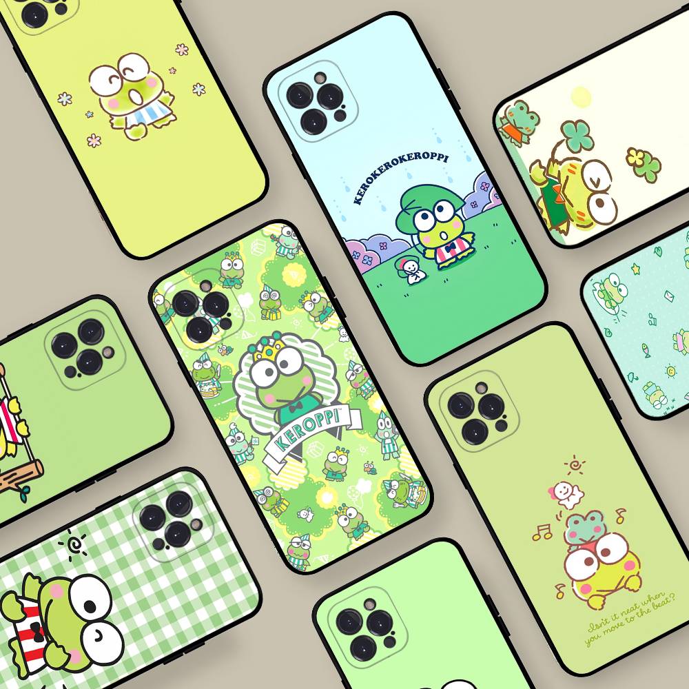 Cute Cartoon K-Keroppis For Iphone 17 16 15 14 11 12 13 Pro Max Plus Case Cute Art Phone Cover