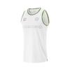 Li Ning Wade Series Sports Casual Simple Round Neck Pullover Basketball Vest Men Vests Standard-White AAYV009-3