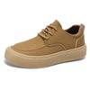 New Casual Shoes Fashion Versatile Lace-up Shoes Light Platform Leather Breathable Leather Shoes Fashion Trend Youth Board Shoes