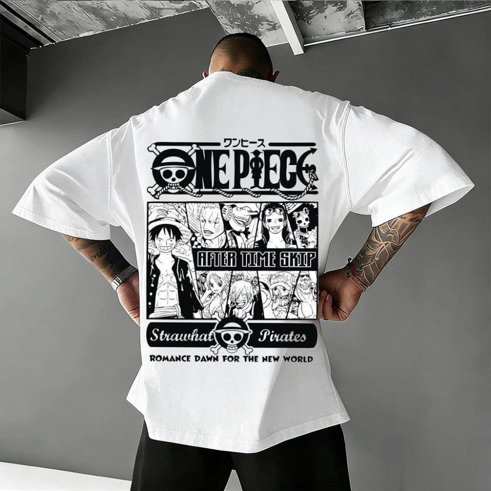 One Piece T Shirt Men Women Straw Hat Pirates Luffy Zoro Sanji Anime Streetwear Summer 2026 Graphic Tee Casual Short Sleeve Tops S
