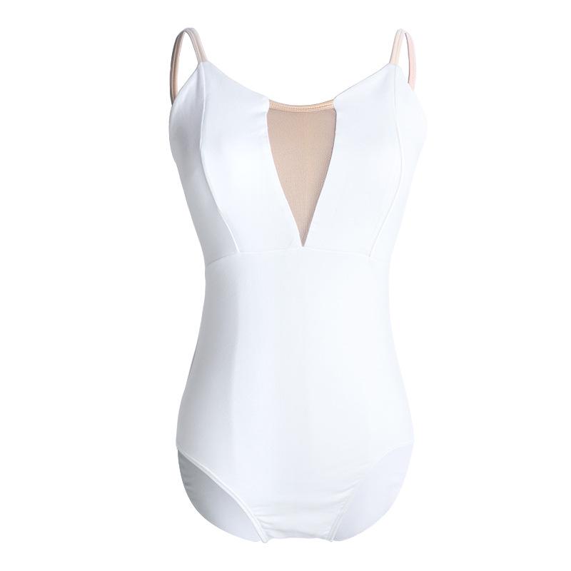 Women's Ballet & Gymnastics Leotard: Tight-fitting Strappy Dancewear for Practice, Aerial Yoga, and Art Exams
