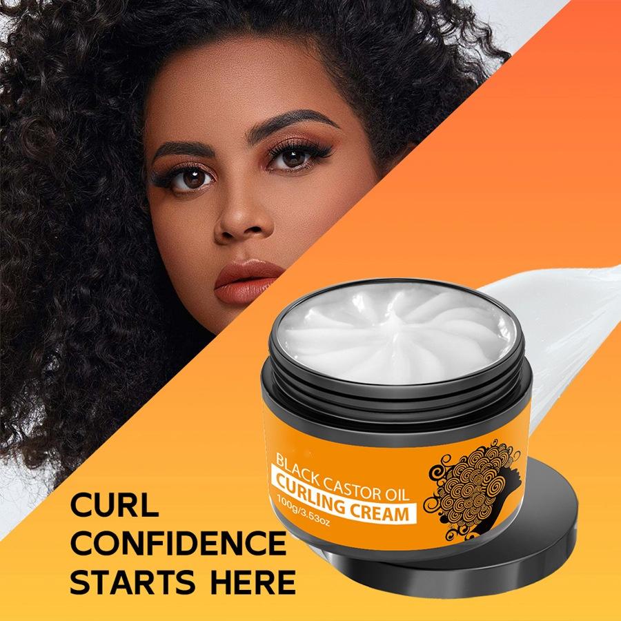 Curl Defining Cream for Wavy & Curly Hair – Alcohol-Free Leave-In Styler for Volume, Hold & Shine, No Rinse