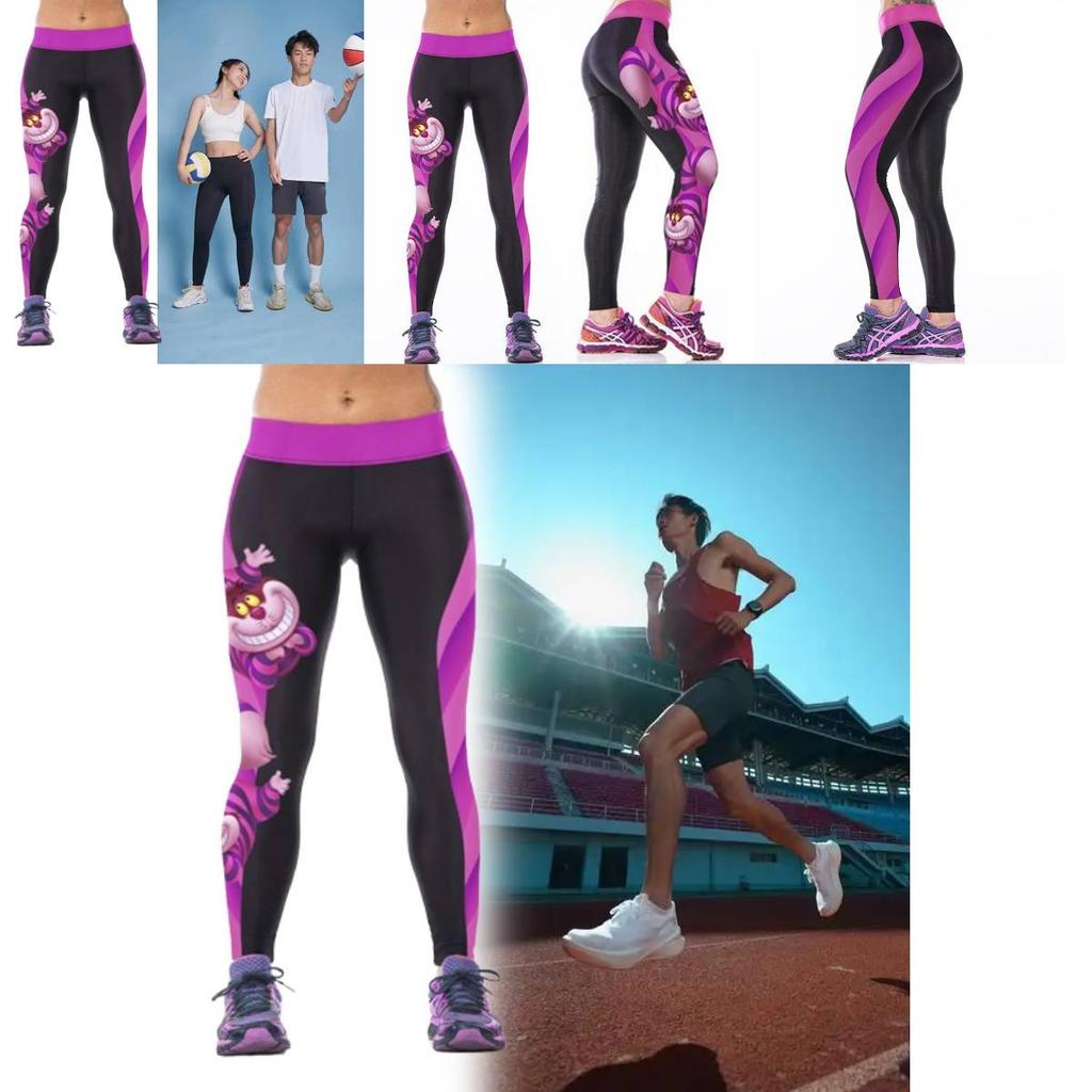 Leggings de Yoga Imprimés 3D pour Femmes Taille Haute Contrôle du Ventre Capri en Mélange de Soie de Lait