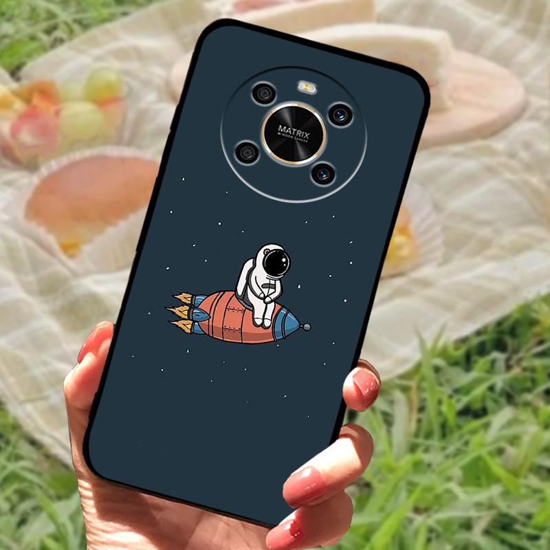 For Honor X 9 4G Case Silicone Soft Marble Protective Covers For Honor X9 Cases Fashion Black Bumper for Huawei Honor X 9 Fundas