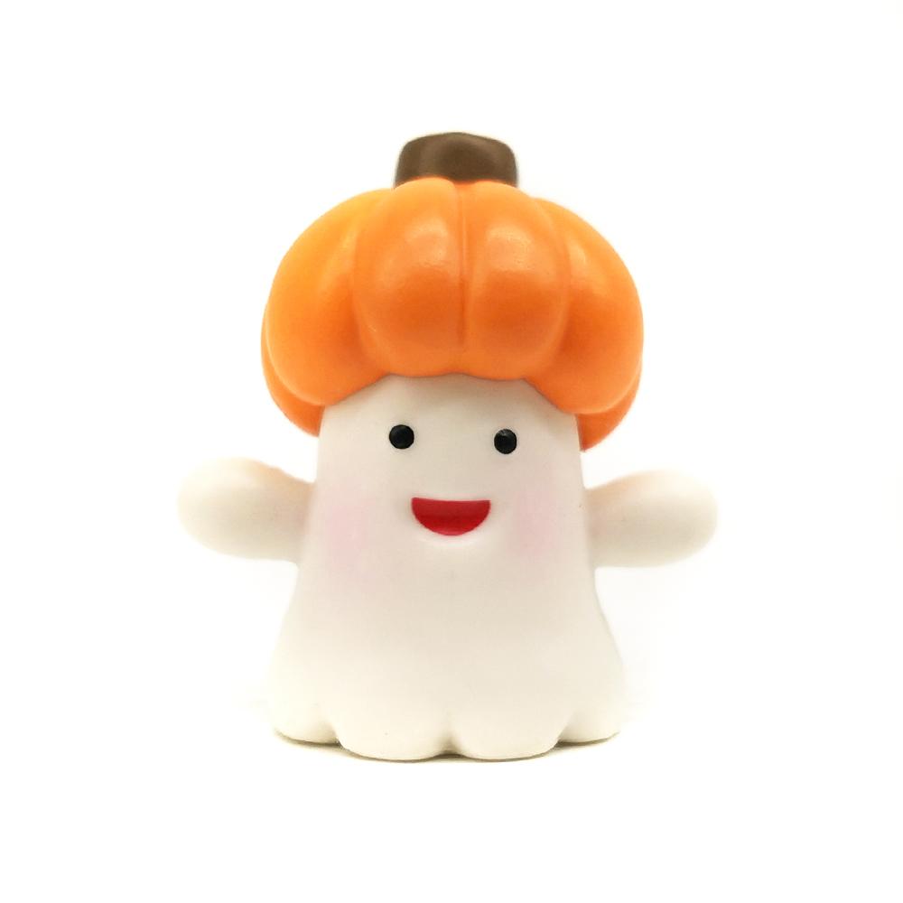8Pcs Colorful Kawai Bat Pumpkin Ghost Skull Figurines Halloween Decor Toy Ornament