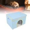 Pet House for Cats Small Dogs PP Insulated Foldable Pet Cave Hidway Cat Shelter for Home Outdoor