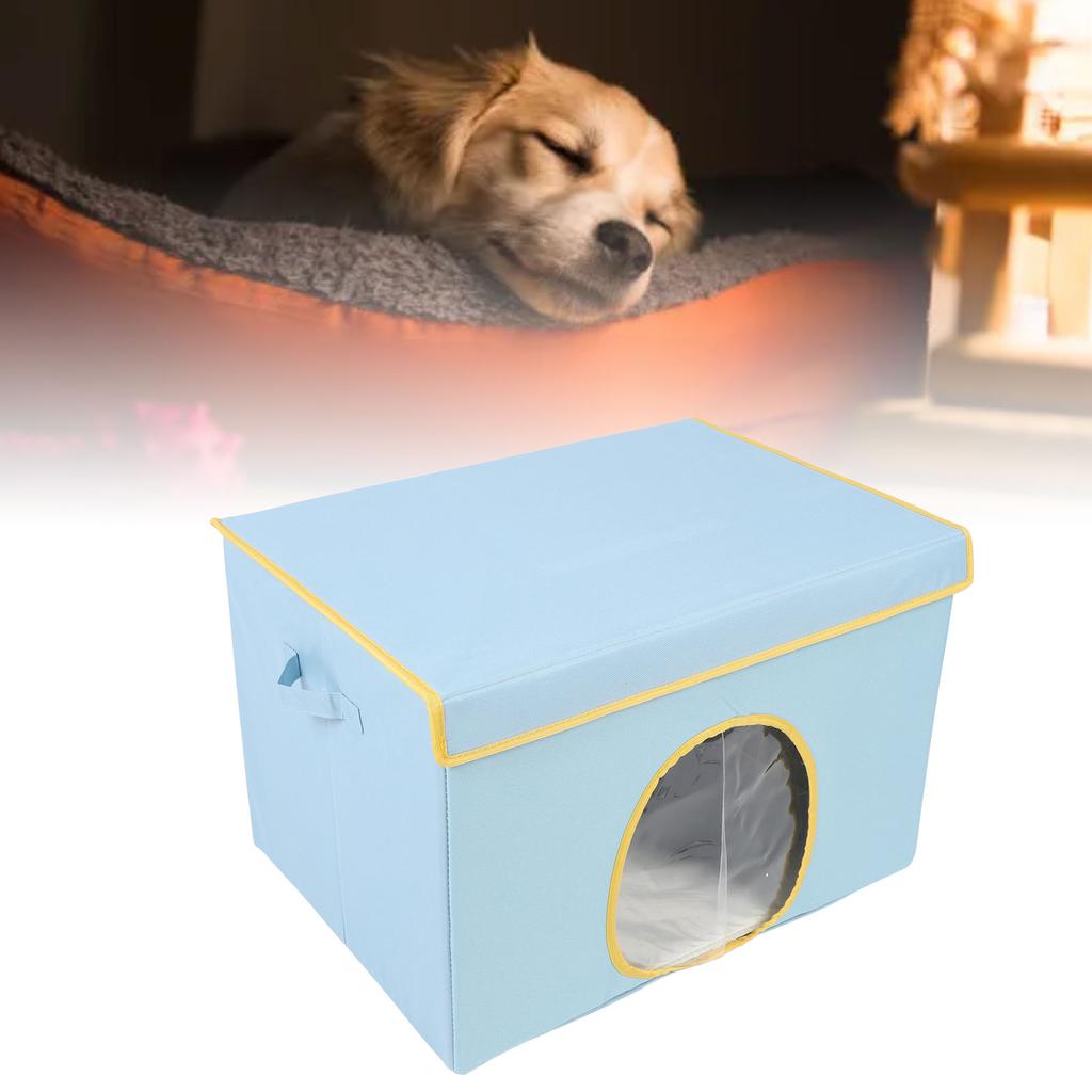 Pet House for Cats Small Dogs PP Insulated Foldable Pet Cave Hidway Cat Shelter for Home Outdoor