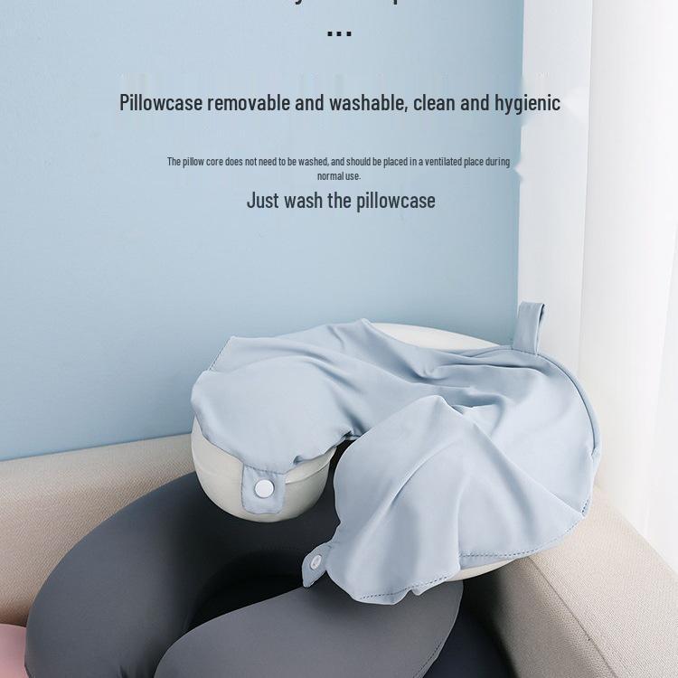 Portable U-Shaped Neck Support Pillow for Travel