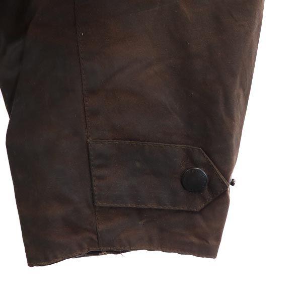 Barbour Jaqueta encerada SAPPER L Marrom cera Masculina Usada