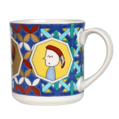 Maruyamart Kutani Ware High Quality 210ml Sushi Mug, Porcelain, /