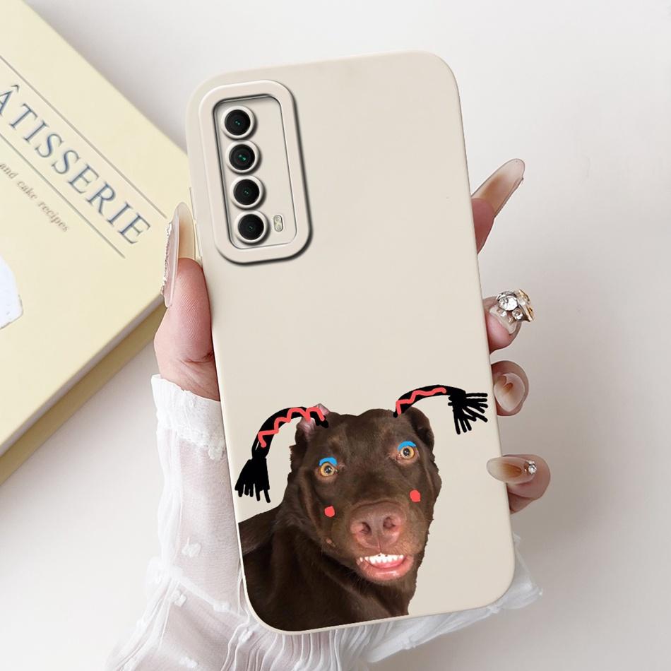 For Huawei P Smart 2021 Case Huawei Y7A PPA-LX3 PPA-LX1 PPA-LX2 Elegant Printing Soft Silicone Shockproof Phone Cases