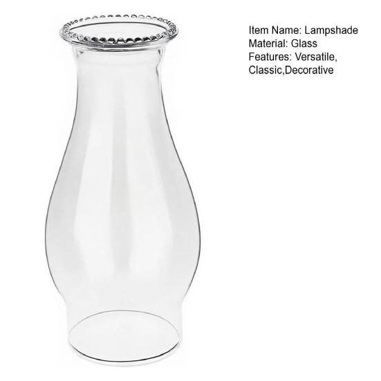 Oil Lamp Shade Replacement Vintage Glass Shade for Stable Flame And Oxygen Flow Traditional Oil Lamp Parts Home Decor Lighting