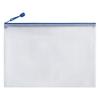 5pcs A4 Document Organizer Bag Large Capacity Stationery Storage Bag Mesh Zipper Pouch  Office