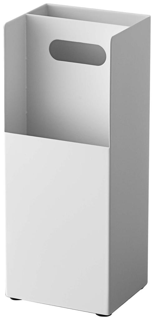 Yamazaki Bodenwischerständer, Weiß, ca.. B11 x T9 x H26cm, Platte, Aufbewahrung von Nachfüllblättern, Schlanke aufrechte Aufbewahrung, 7860