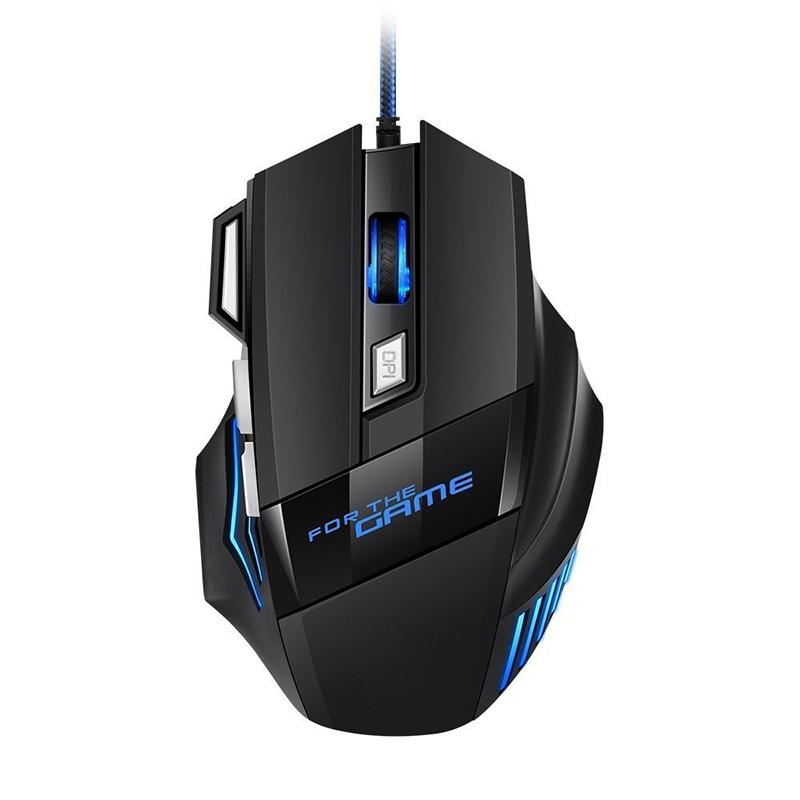 USB Wired Gaming Mouse Factory Direct Sales with Rainbow Lighting for Gaming
