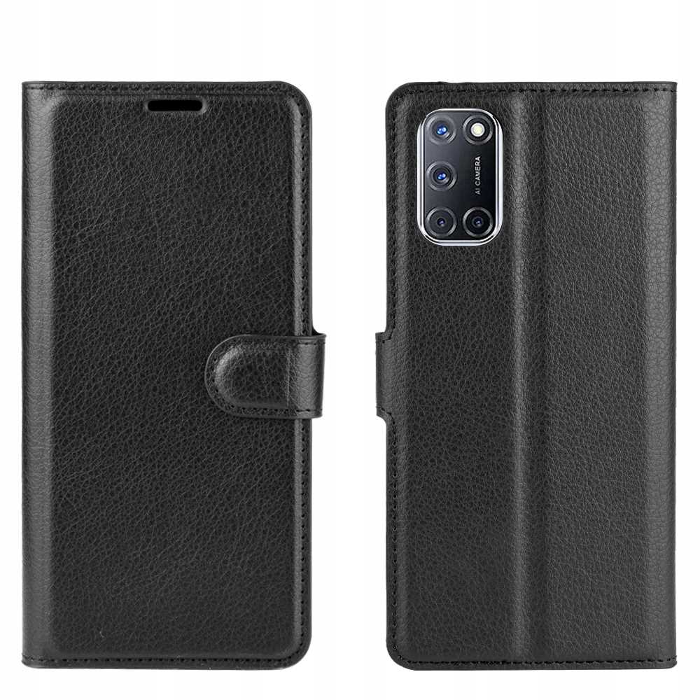 Litchi Oppo A52/A72/A92 Czarny