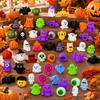 50Pcs Soft Ghost Squishy Toy Anxiety Relief Realistic Pumpkin Pinch TPR Fidget Toy for Kids Adults