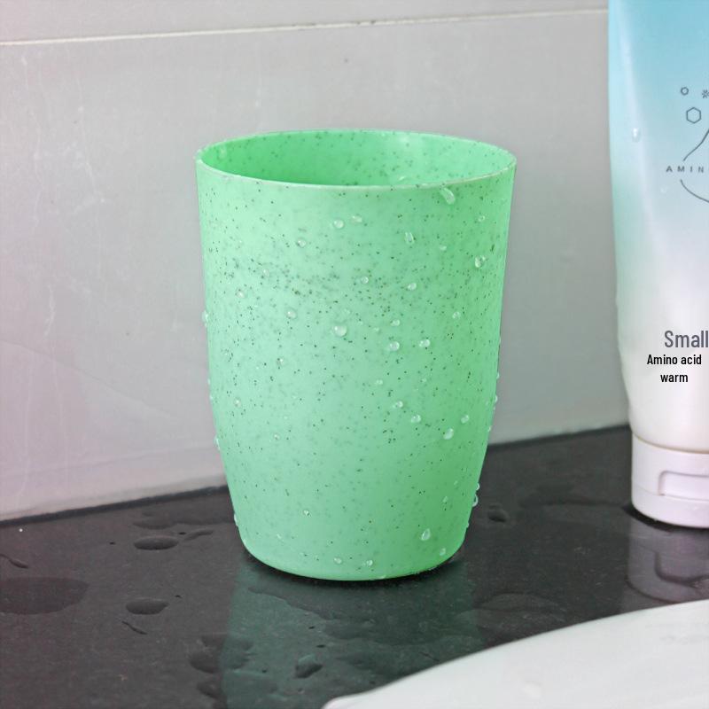 Simple, Stylish Solid Color Toothbrush and Mouthwash Cup Set